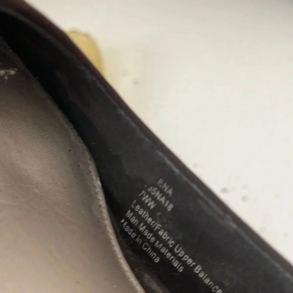 NIB NATURALIZER WOMEN'S ALENA BROWN LEATHER SLINGBACK HEELS Size 7WW NIB - Picture 10 of 16